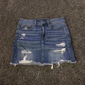 American eagle denim skirt